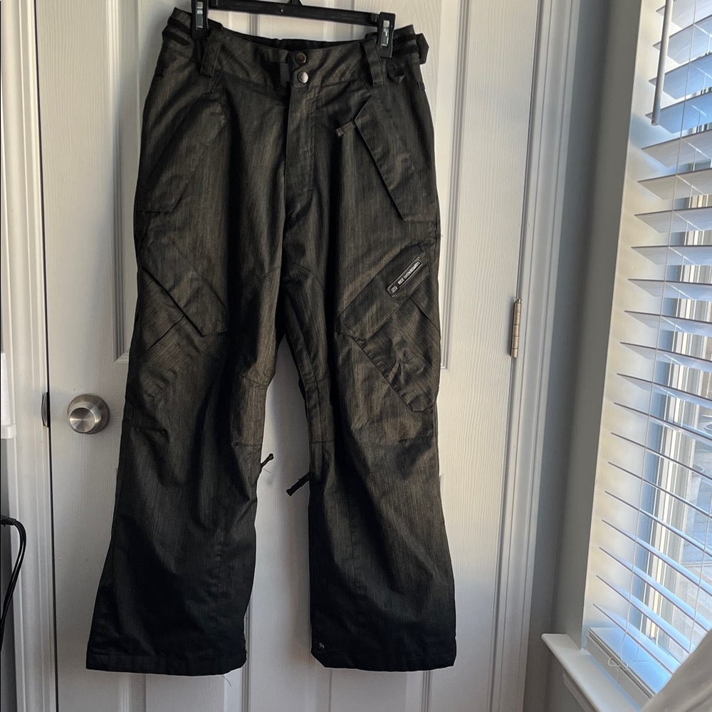 Ride Snow Board CO Men’s Waterproof Black and Grey Color Scheme Pants Size Small